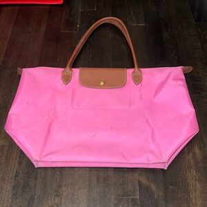 Pink Medium Longchamp Bag